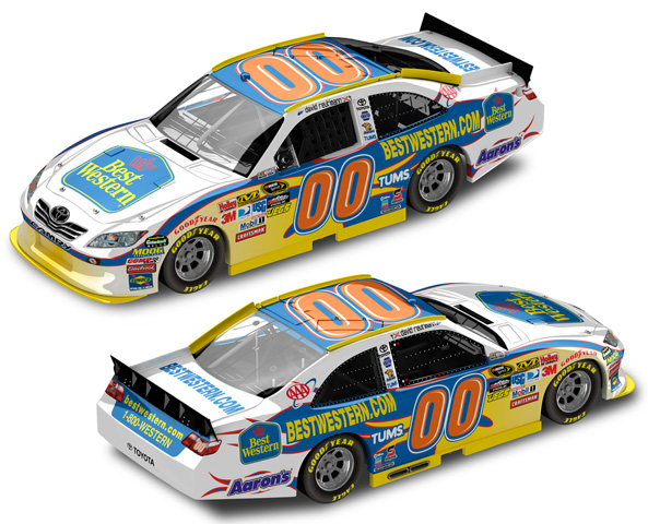 2011 David Reutimann #00 Best Western 1/64 Diecast