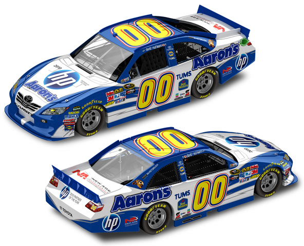 2011 David Reutimann #00 Hewlett-Packard Diecast - Autographed
