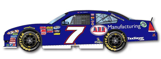2011 Ron Fellows #7 AER Manufacturing 1/64 Diecast