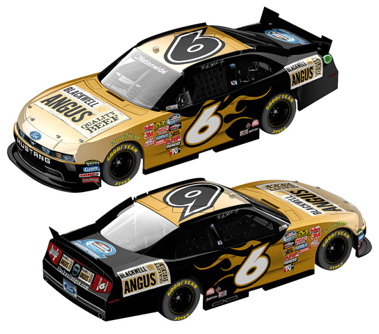 2011 Ricky Stenhouse Jr #6 NASCAR Nationwide Champion Diecast - Autographed