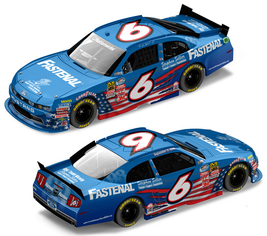2011 Ricky Stenhouse Jr #6 Fastenal - Honoring Our Heroes Diecast