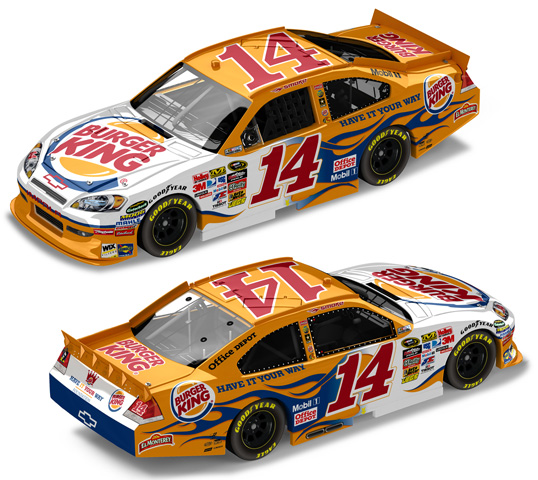 2011 Tony Stewart #14 Burger King 1/64 Diecast