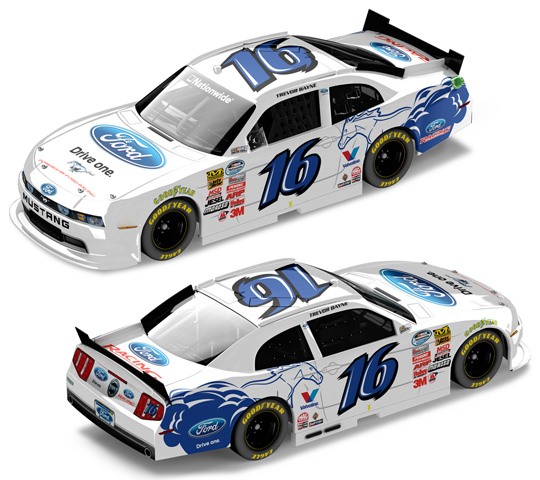 2011 Trevor Bayne #16 Ford 1/64 Diecast
