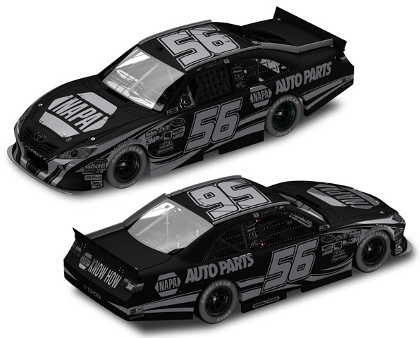 2011 Martin Truex Jr #56 NAPA / Stealth BLACK Diecast