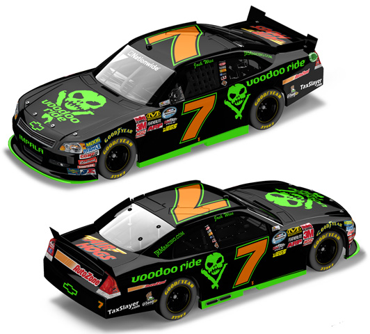 2011 Josh Wise #7 Voodoo Ride Diecast - Autographed