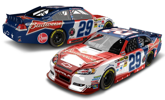 2012 Kevin Harvick #29 Budweiser - NASCAR Unites Diecast