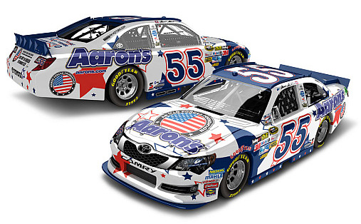 2012 Mark Martin #55 Aaron's - NASCAR Unites 1/64 Diecast