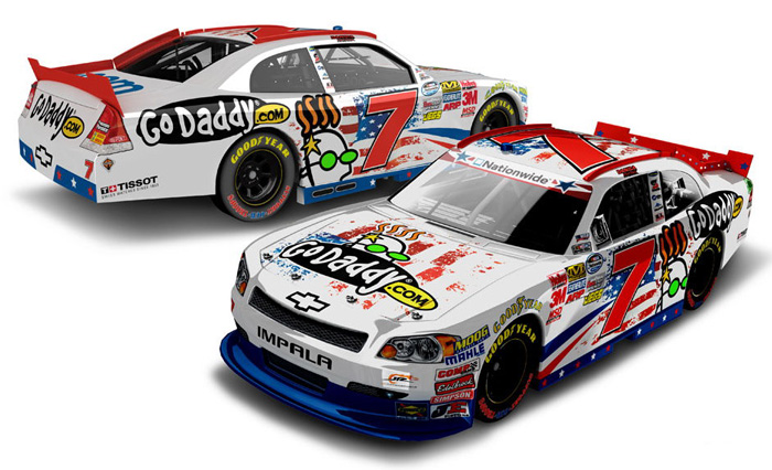 2012 Danica Patrick #7 GoDaddy.com - NASCAR Unites 1/64 Diecast