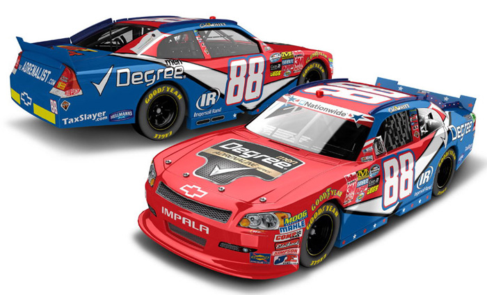 2012 Cole Whitt #88 Degree - NASCAR Unites Diecast - Autographed