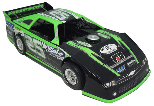 2012 Chad Simpson #25 Dirt Late Model Diecast