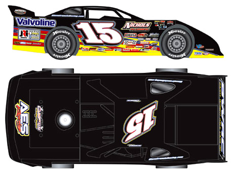 2012 Steve Francis #15 Dirt Late Model 1/64 Diecast