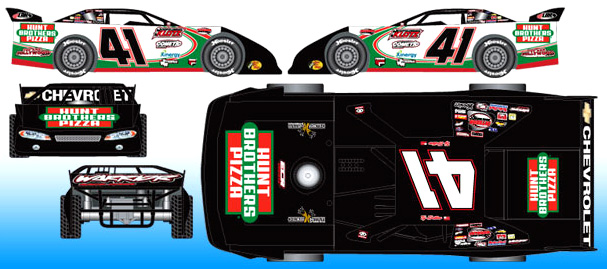 2012 Ty Dillon #41 Hunt Brothers Pizza / Prelude - Late Model Diecast