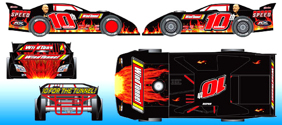 2012 Dave Despain 10th Wind Tunnel Anniversary - Late Model 1/64 Diecast