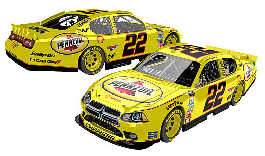2012 A.J. Allmendinger #22 Pennzoil Diecast