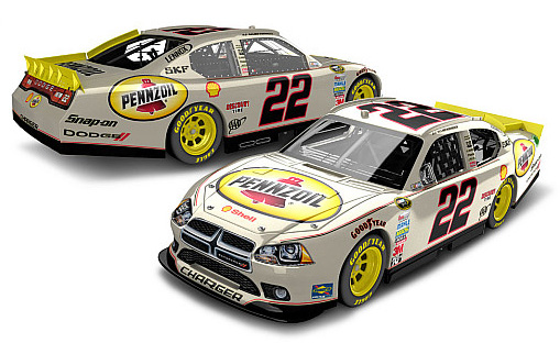 2012 A.J. Allmendinger #22 Pennzoil / Frost Diecast