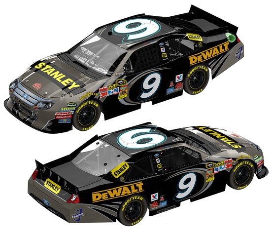 2012 Marcos Ambrose #9 Stanley / Brushed Metal Diecast