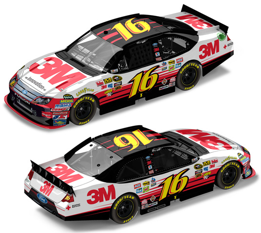 2012 Greg Biffle #16 3M Diecast