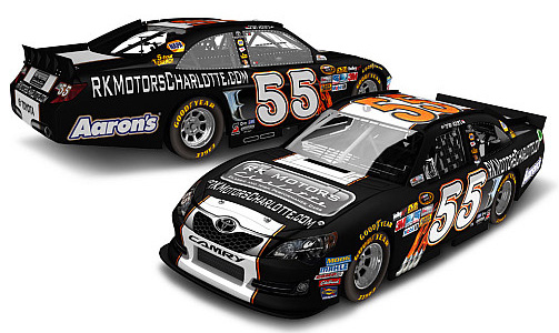 2012 Brian Vickers #55 RK Motors Charlotte Diecast