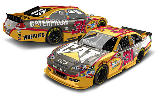 2012 Jeff Burton #31 Caterpillar / Brushed Metal Diecast