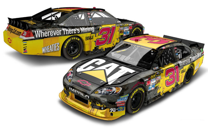 2012 Jeff Burton #31 CAT Global Mining 1/64 Diecast