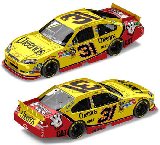 2012 Jeff Burton #31 Cheerios 1/64 Diecast