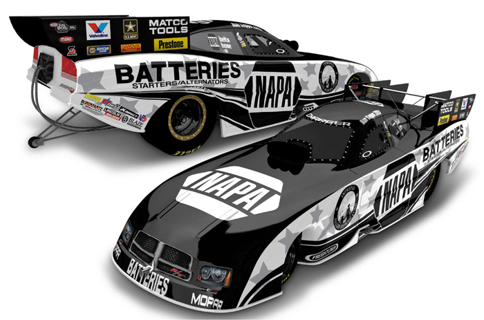 2012 Ron Capps - NAPA Batteries / Heroes NHRA Funny Car Diecast