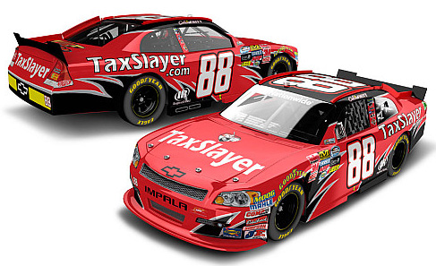 2012 Cole Whitt #88 TaxSlayer Diecast - Autographed