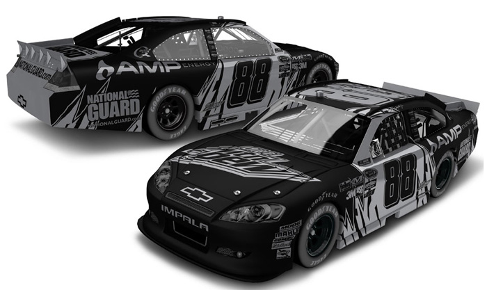 2012 Dale Earnhardt Jr #88 Diet Mtn Dew / Stealth BLACK Diecast