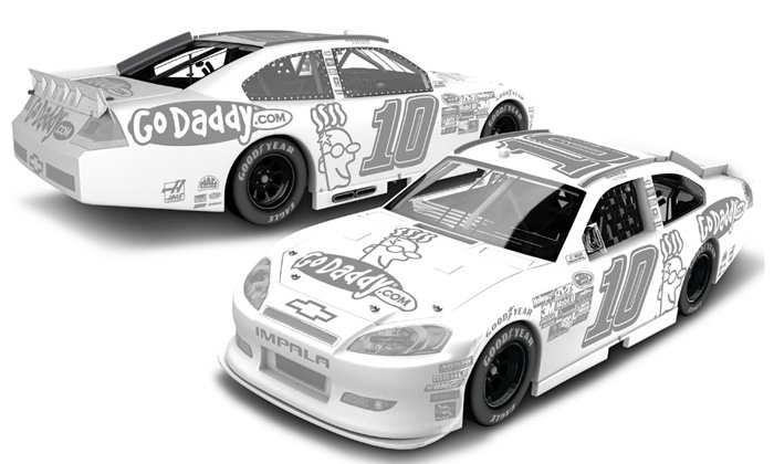 2012 Danica Patrick #10 GoDaddy.com / ICE Series Diecast