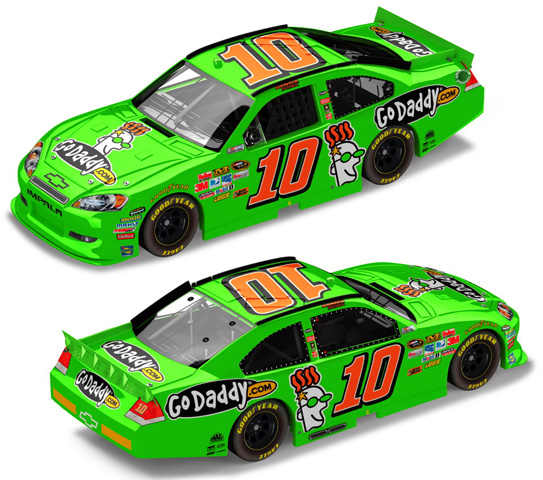 2012 Danica Patrick #10 GoDaddy.com Diecast