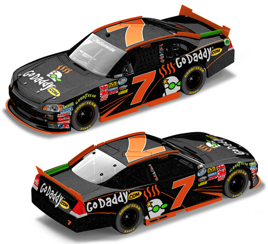 2012 Danica Patrick #7 GoDaddy.com / Galaxy Diecast