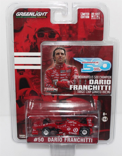 2012 Dario Franchitti #50 Target - 3x Indy 500 Champion IndyCar 1/64 Diecast