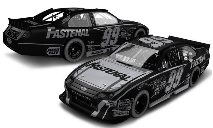 2012 Carl Edwards #99 Fastenal / Stealth BLACK Diecast