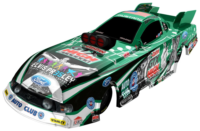 2012 John Force - Elvis 35th Anniversary NHRA Funny Car 1/64 Diecast