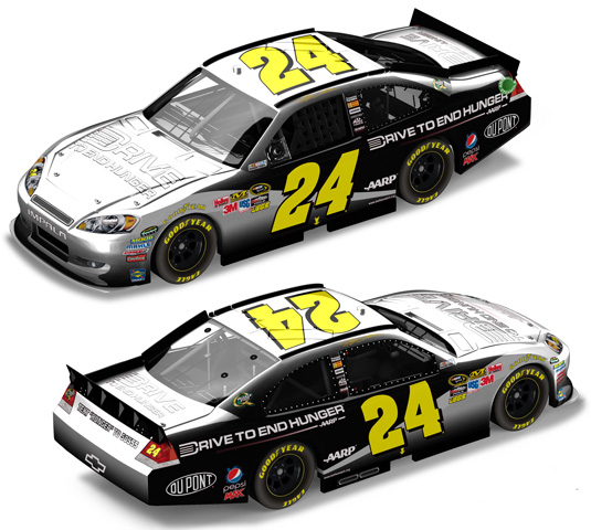 2012 Jeff Gordon #24 AARP Drive to End Hunger / Frost Diecast