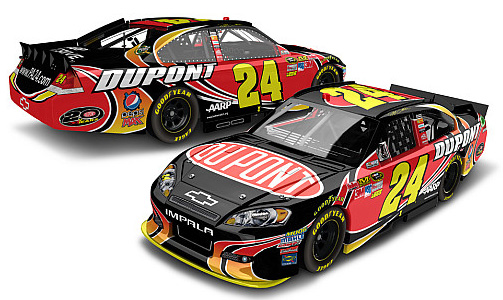 2012 Jeff Gordon #24 Dupont Diecast - Autographed