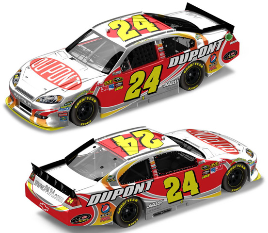 2012 Jeff Gordon #24 Dupont / Frost Diecast