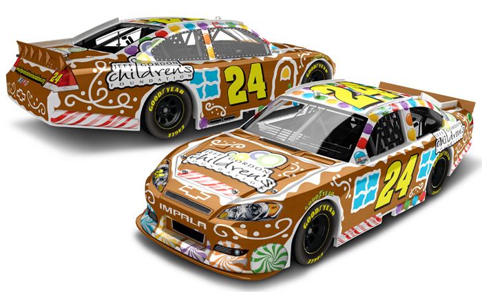 2012 Jeff Gordon #24 Children's Foundation Holiday 1/64 Diecast