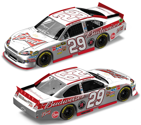 2012 Kevin Harvick #29 Budweiser / Frost Diecast