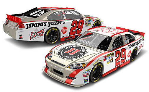 2012 Kevin Harvick #29 Jimmy John's / Frost Diecast