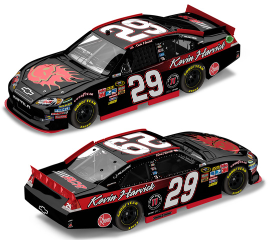 2012 Kevin Harvick #29 Flaming Happy / Youth Version 1/64 Diecast