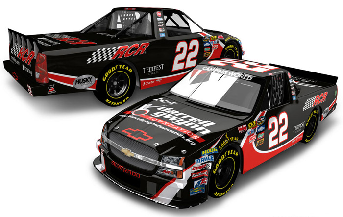 2012 Joey Coulter #22 Darrell Gwynn Foundation Truck Diecast - Autographed