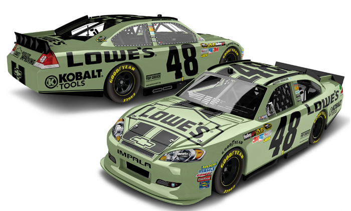 2012 Jimmie Johnson #48 Lowe's - Mountain Green 1/64 Diecast