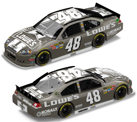 2012 Jimmie Johnson #48 Lowe's / Brushed Metal Diecast