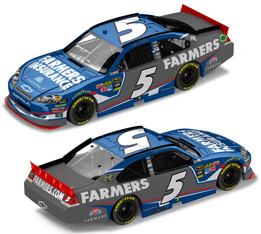 2012 Kasey Kahne #5 Farmers Insurance Diecast