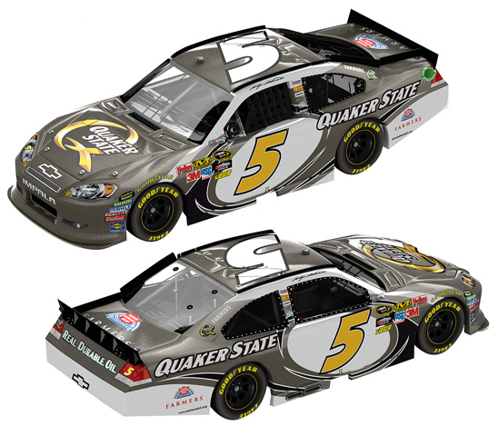 2012 Kasey Kahne #5 Quaker State / Brushed Metal Diecast