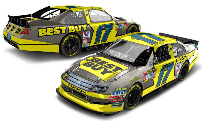 2012 Matt Kenseth #17 Best Buy / Brushed Metal Diecast