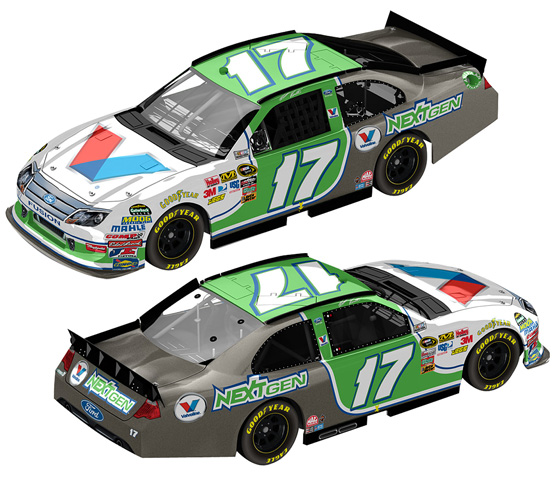 2012 Matt Kenseth #17 Valvoline NextGen / Brushed Metal Diecast
