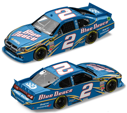 2012 Brad Keselowski #2 Blue Deuce / Youth Version 1/64 Diecast