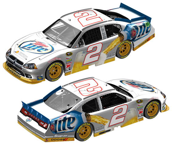 2012 Brad Keselowski #2 Miller Lite / Frost Diecast